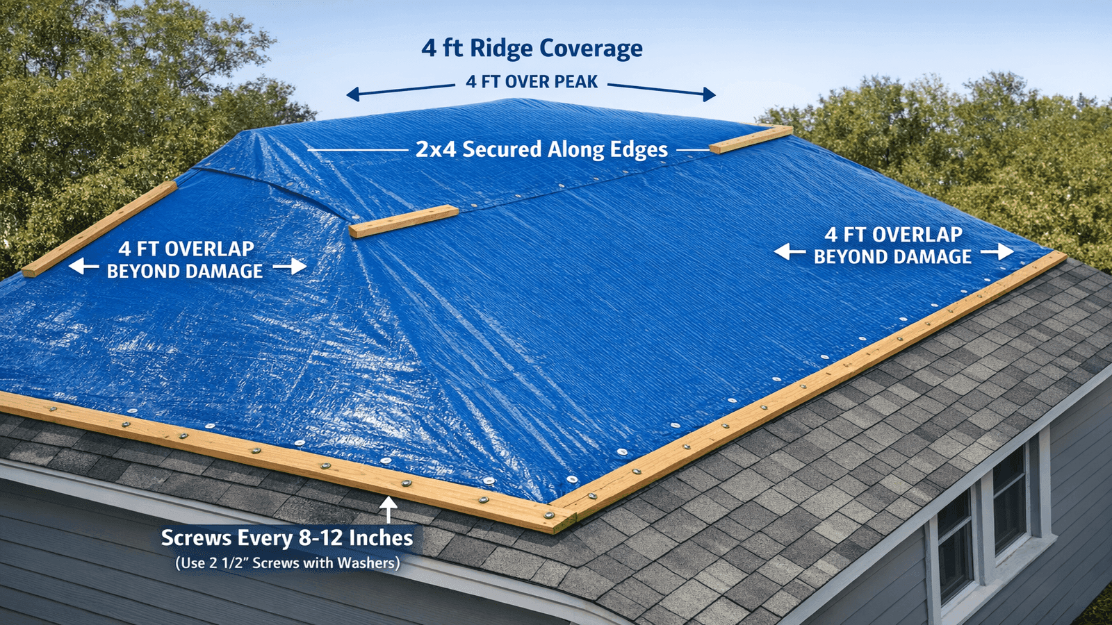 How to Tarp a Roof: Emergency Weather Protection 2026